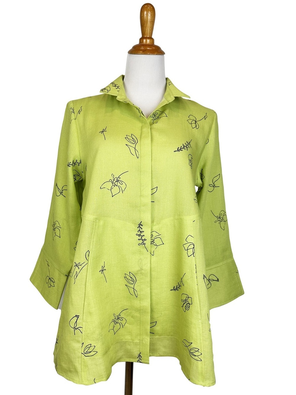 Fridaze Linen Redefined Hope Linen Blouse (XL) - Picture 2 of 8